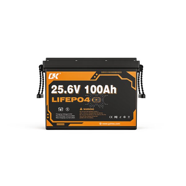 Deep Cycle 25.6V 100h Lifepo4 Energy Storage Lithium Ion Battery Pack 2560W