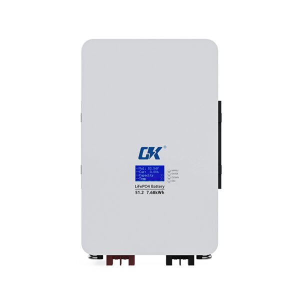 Power Wall 7.68Kwh 51.2V 150Ah Solar Energy Battery Lifepo4 Pack